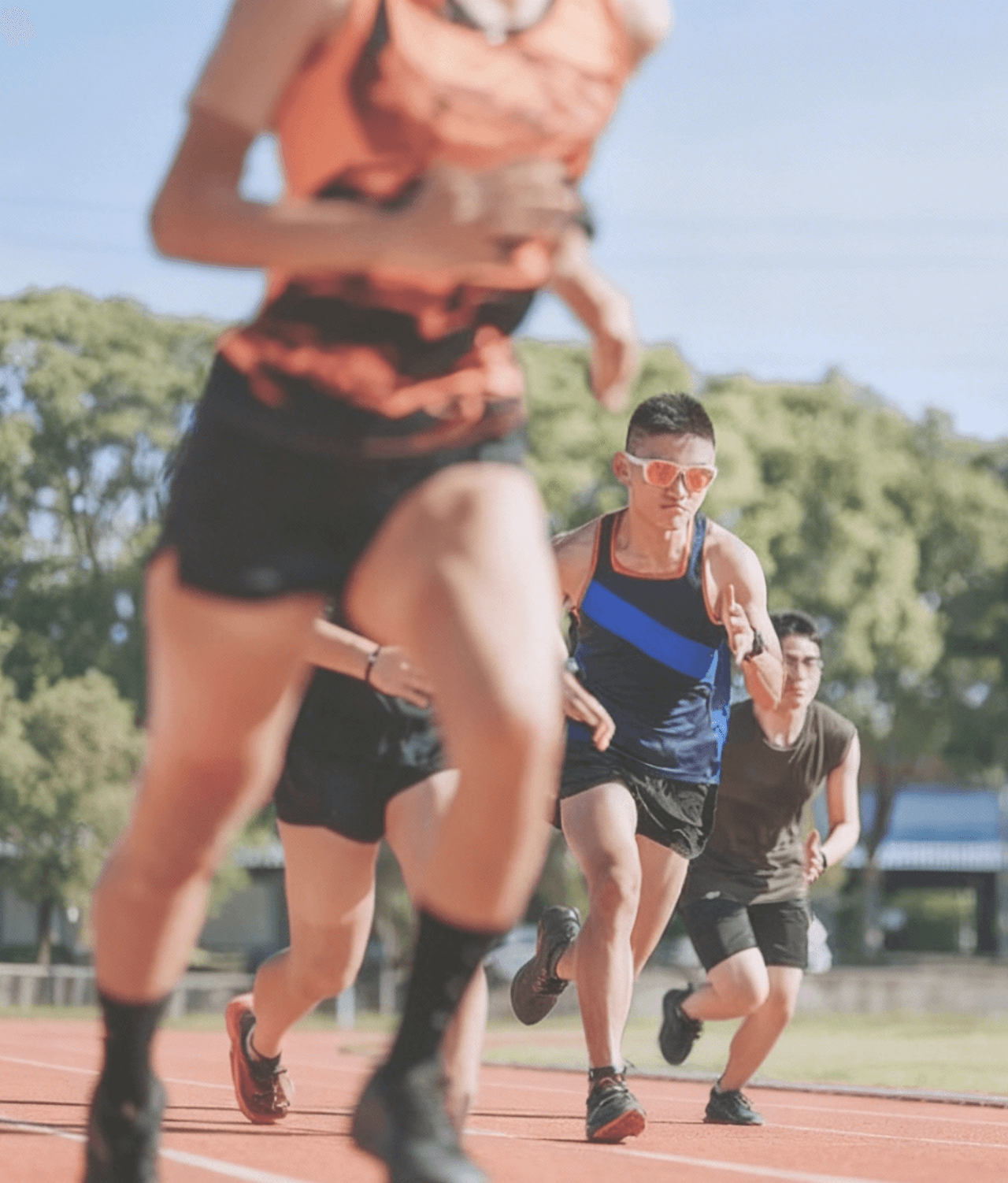 succAIss core value—patience: an athlete moving forward on the track